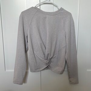 Lululemon Athletica Gray Twist Sweatshirt